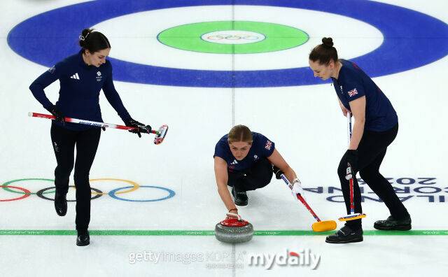 영국 컬링 여자 대표팀./게티이미지코리아