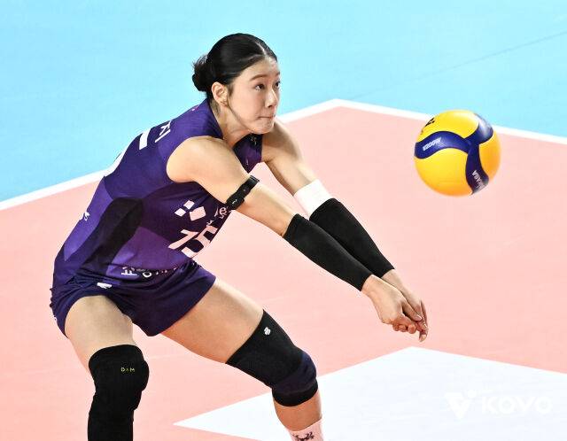 박민지의 리시브./KOVO