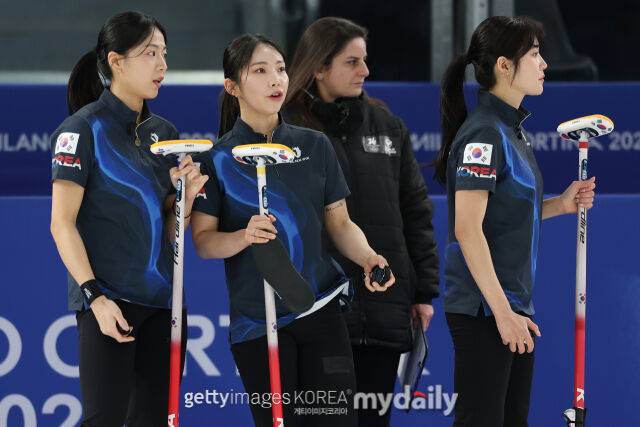 한국 여자 컬링 대표팀. /게티이미지코리아