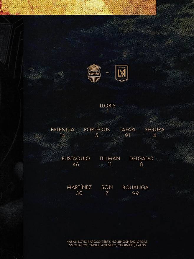 손흥민은 레알 에스파냐 원정서 최전방 공격수로 나선다. 사진출처｜LAFC