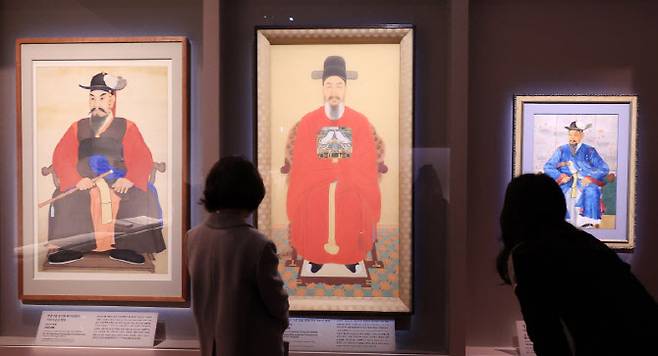 서울 용산구 국립중앙박물관 특별전시실에서 열리고 있는 특별전 '우리들의 이순신'. (사진=연합뉴스)