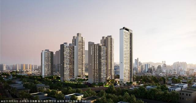 쌍용 더 플래티넘 온수역 견본주택이 20일 개관한다. 단지는 지하 3층~지상 최고 35층, 총 759세대 규모로 조성된다. 입주는 2028년 10월 예정이다. /쌍용건설