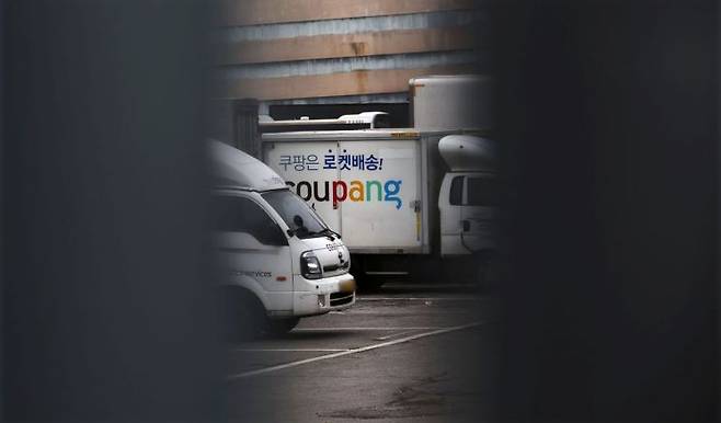 서울의 한 쿠팡 캠프 모습. 연합뉴스.