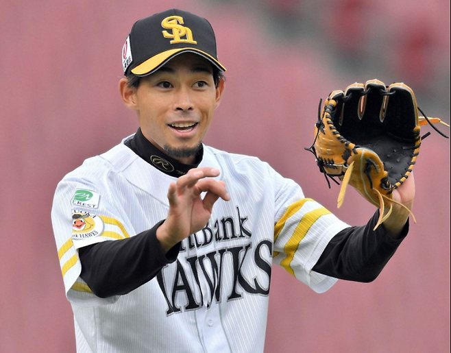 마타요시 가즈키. [사진 소프트뱅크 호크스 SNS 갈무리]