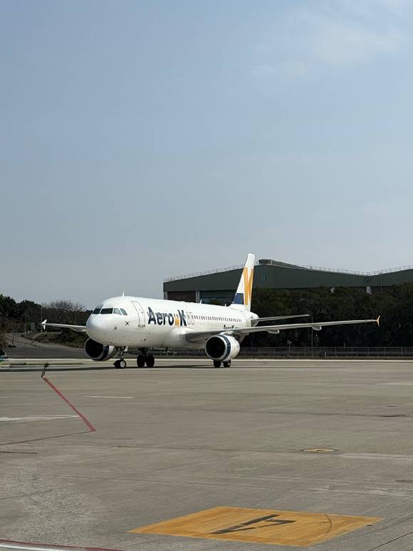 에어로케이항공(이하 에어로케이)는 최근 '청주-타이중' 노선을 취항하며 대만 노선 확대에 속도를 내고 있다고 19일 밝혔다. [사진=에어로케이항공]
