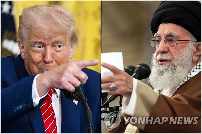 미국과 이란에서 협상 결렬에 따른 양국의 전쟁 발발 가능성을 가리키는 정황이 속출하고 있다. [연합뉴스]