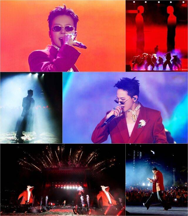 가수 지드래곤이 'KRAZY SUPER CONCERT' 헤드라이너로 나섰다. / 갤럭시코퍼레이션