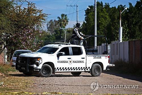 멕시코 과나후아토주 국가방위대원 [AFP=연합뉴스 자료사진 제공]
