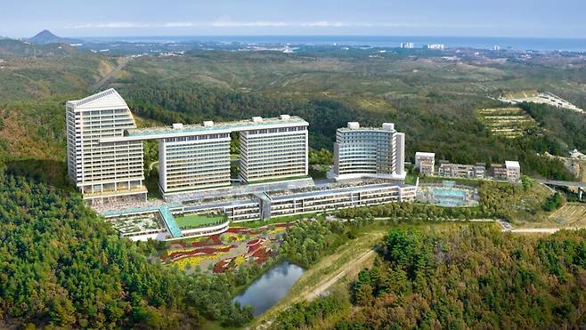 고성 원암 웰니스리조트 조감도 전경 ©고성군 제공