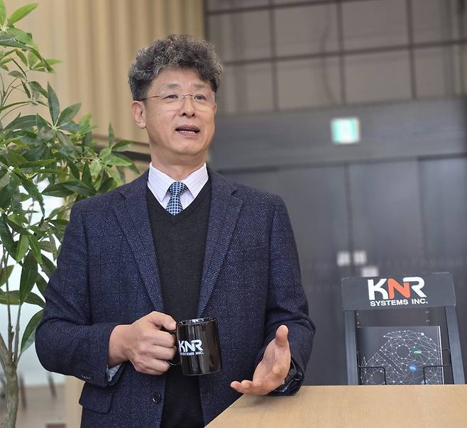 ▲김명한 케이엔알시스템 대표
