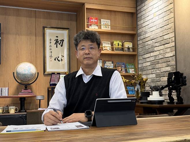 ▲김명한 케이엔알시스템 대표