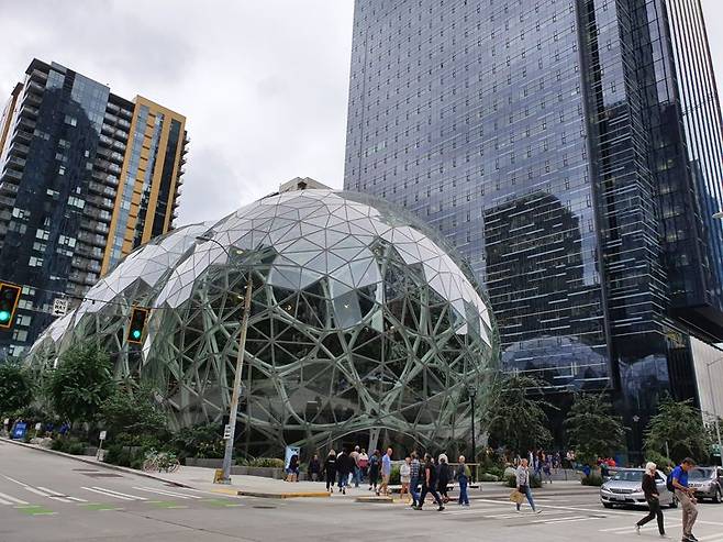 미국 시애틀 아마존 본사 모습.사진=윤재준 기자