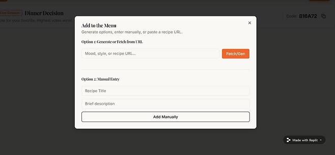 프롬프트를 입력해 기능을 추가했다 / 출처=레플릿