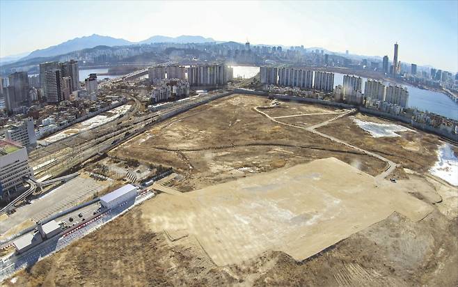 서울 용산구 용산국제업무지구 부지 모습. 사진=한경DB