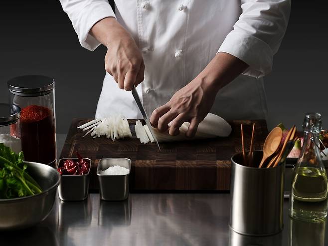 조선호텔 한식 셰프의 손길