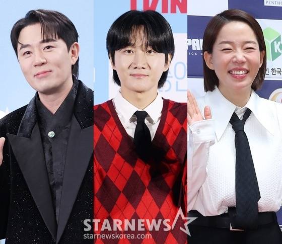 붐(왼쪽부터), 이용진, 정이랑 /사진=스타뉴스