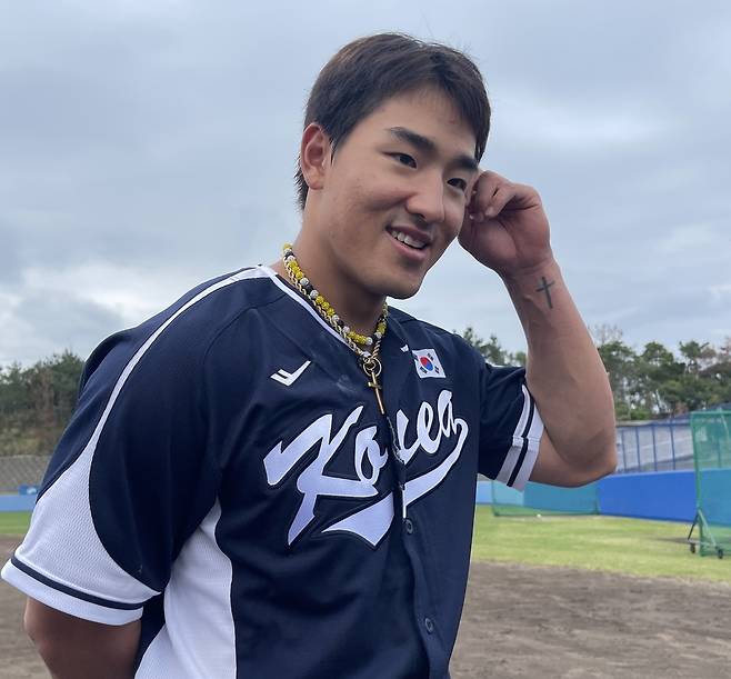 국가대표 외야수 안현민 [촬영 이대호]