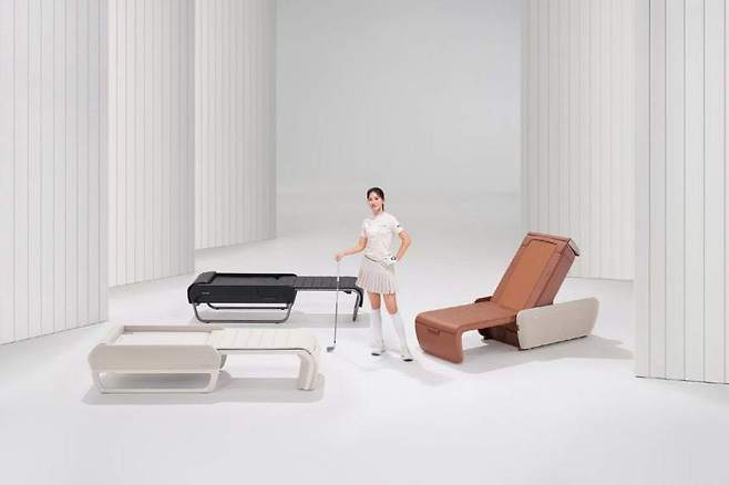 세라젬 글로벌 앰배서더 리디아 고와 마스터 V 컬렉션(세라젬 제공)