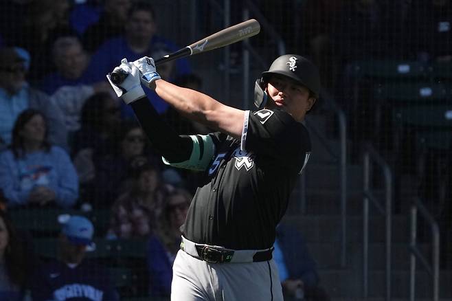 무라카미가 1회 첫 타석 준비를 하고 있다. Imagn Images연합뉴스