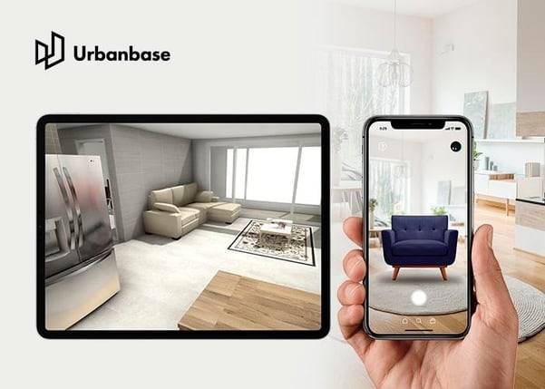 어반베이스가 선보였던 3D 홈인테리어 시뮬레이션 및 AR 뷰어. /조선DB