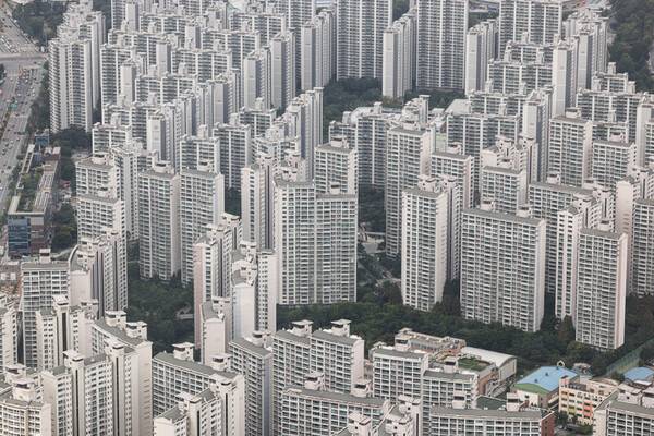 ▲수도권의 한 아파트 단지. ⓒ연합뉴스