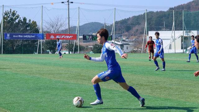 호남대학교 김예준./한국대학축구연맹