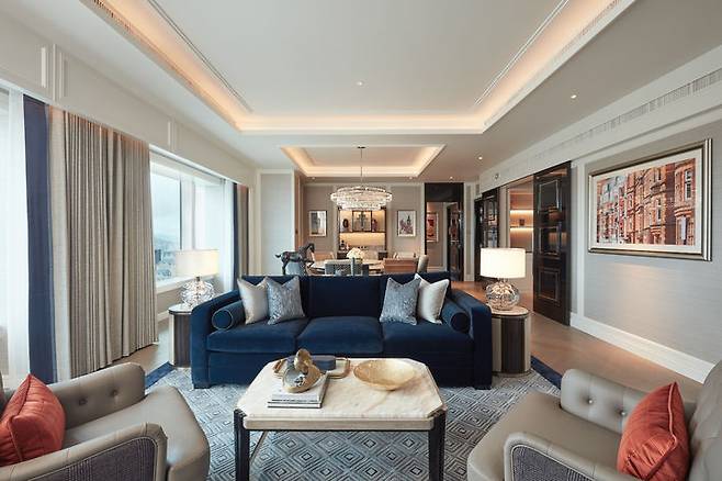 샌즈 차이나 런더너 마카오 단지 내 파이자 그랜드 호텔의 랭커스터 스위트. (사진=샌즈 차이나) *재판매 및 DB 금지