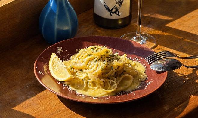 레몬 버터 파스타