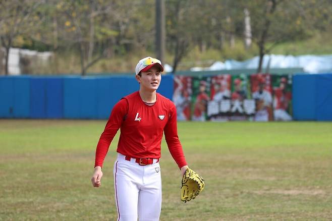 ▲ 올해 SSG 내야 백업 경쟁에 도전장을 내민 김민준 ⓒSSG랜더스