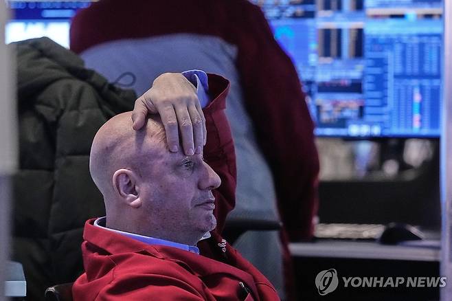뉴욕증권거래소 트레이더 [AP연합뉴스 자료사진. 재판매 및 DB 금지]