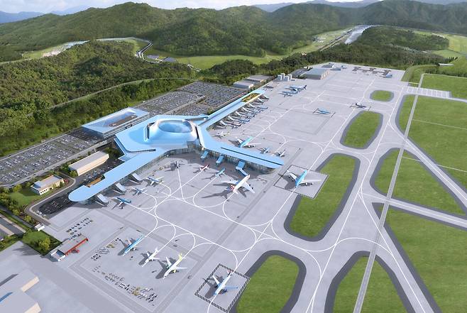 대구경북신공항 여객터미널 조감도./경북도 제공