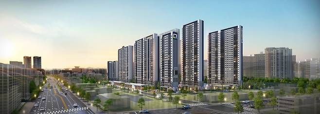 신내동 모아타운 정비사업 조감도. 사진=동부건설 제공