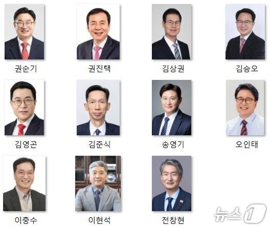 경남교육감 출마 예정자.(가나다 순) ⓒ 뉴스1