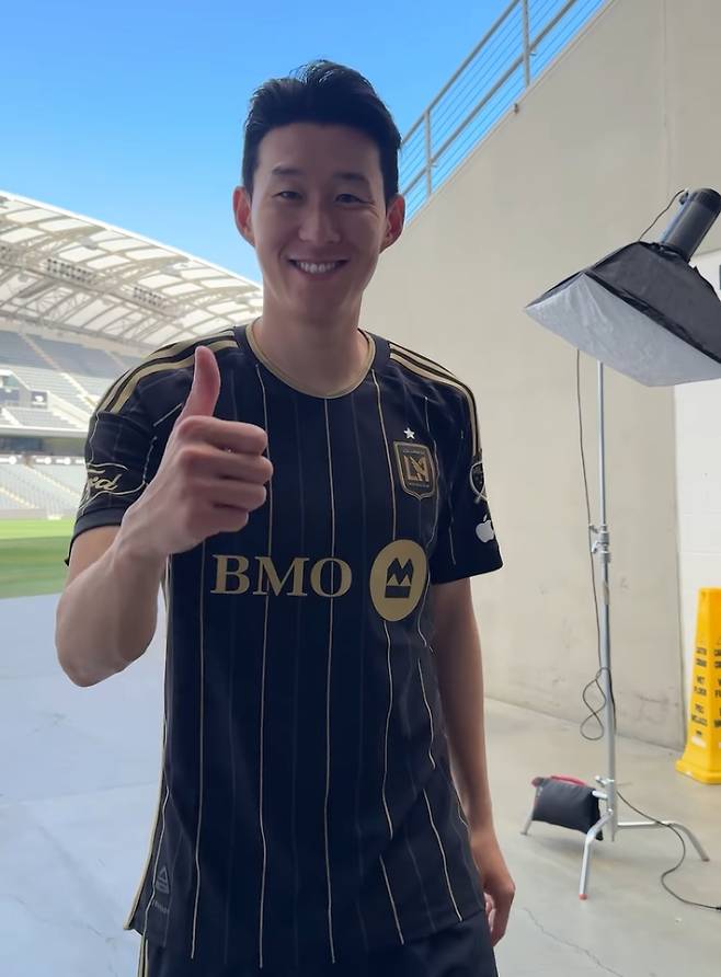축구 경기 일정, 중계 방송, 손흥민 LAFC 메시, LAFC 손흥민 유니폼 ©LAFC SNS