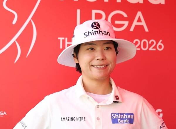 2026년 미국여자프로골프(LPGA) 투어 '아시안 스윙' 혼다 LPGA 타일랜드 우승 경쟁에 뛰어든 이소미 프로가 3라운드 경기 후 인터뷰하는 모습이다. 사진출처=LPGA가 제공한 인터뷰 영상 화면 캡처 (사진을 무단으로 사용하지 마십시오.)