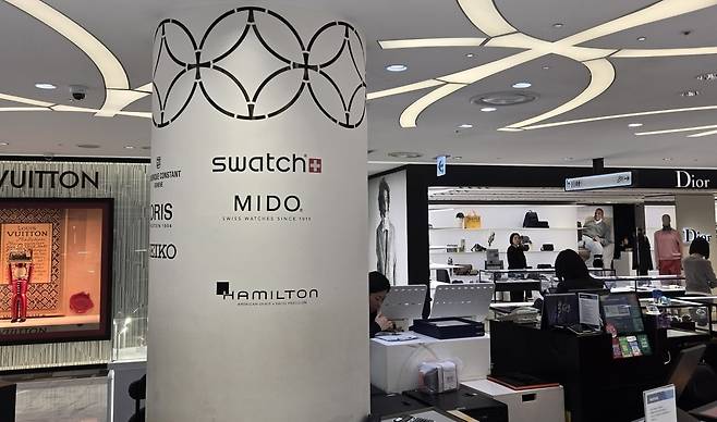 서울 시내 한 백화점에 있는 스와치 매장. /최종석 기자