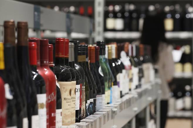 진열돼 있는 와인. 연합뉴스