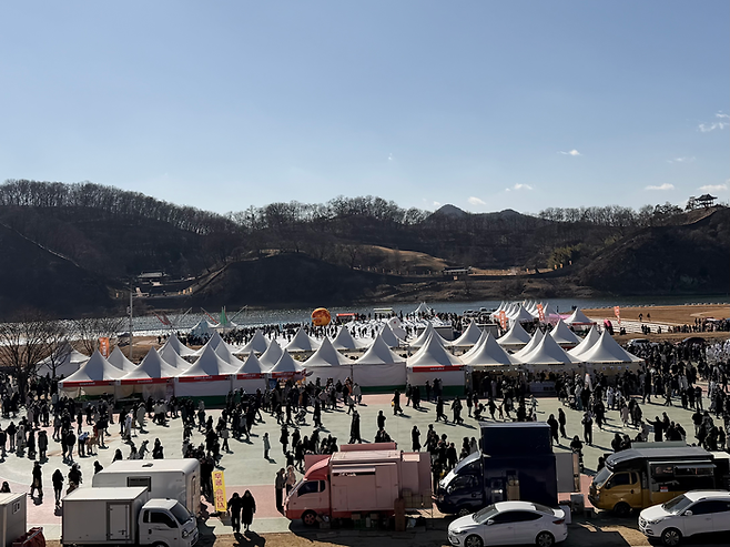 겨울공주 군밤축제 / 사진= 문서연 여행+ 기자