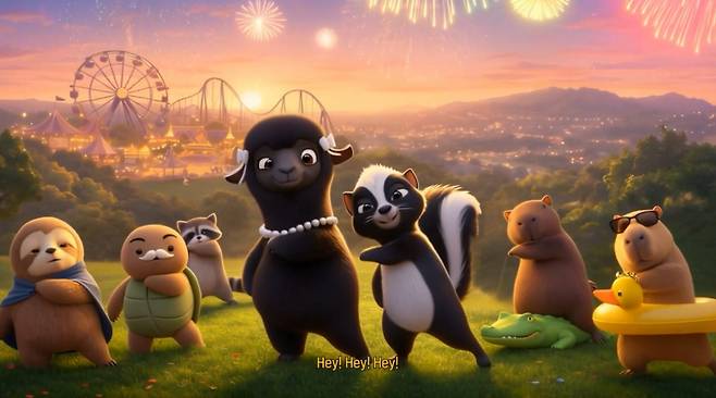 에버랜드 뿌빠타운 애니메이션 Different, together 스틸컷. /사진제공=에버랜드