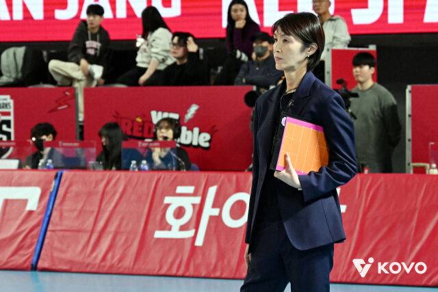 요시하라 도모코 감독./KOVO