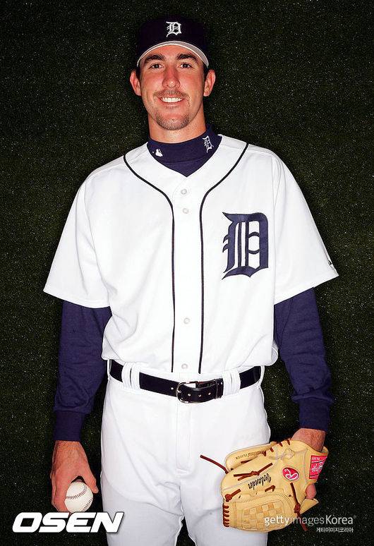 [사진] 2005년 디트로이트 신인 시절 저스틴 벌랜더 ⓒGettyimages(무단전재 및 재배포 금지)