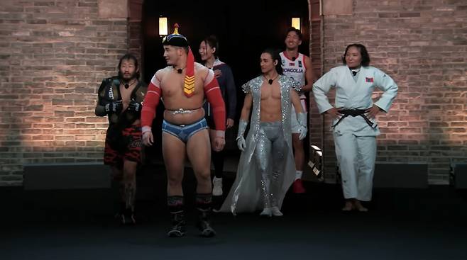 넷플릭스 예능 《피지컬: 아시아》에 출전한 몽골팀 ⓒ넷플릭스 유튜브 캡쳐