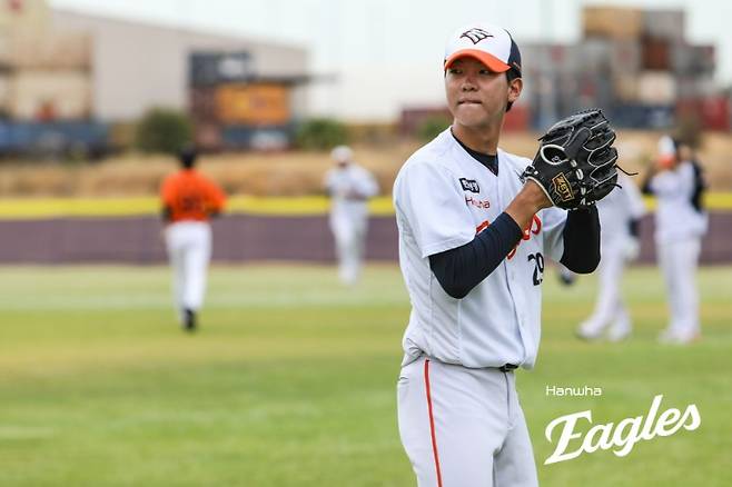 ▲ 황준서 ⓒ한화 이글스