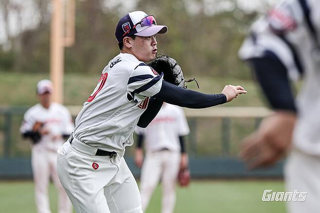 ▲ 박찬형 ⓒ롯데 자이언츠