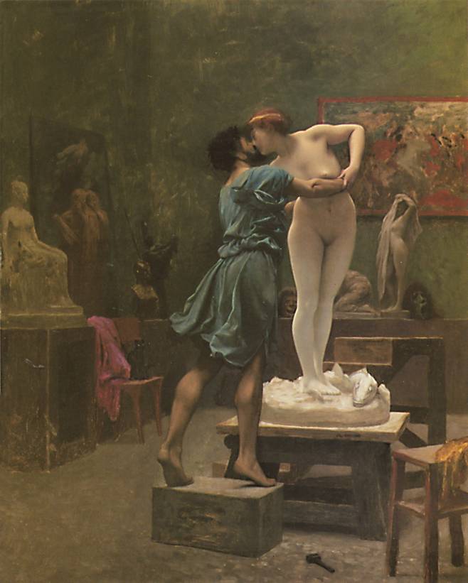 제롬, 피그말리온과 갈라테이아. [그림 | 위키백과]