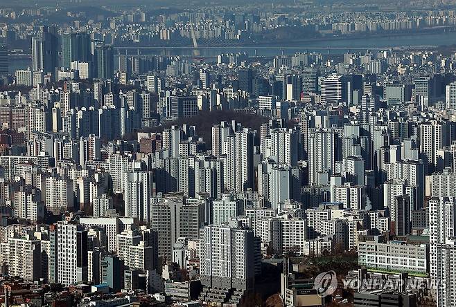 1월 아파트 포함 서울 집값 0.91%↑…상승률 두 달째 확대 [연합뉴스 자료사진. 재판매 및 DB 금지]