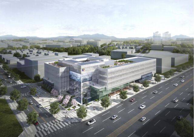 창업도시로 자리 잡을 비수도권 최대 ICT 벤처창업 밸리 '임당 유니콘파크' 조감도