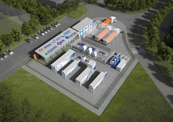 ▲ 충남 보령 '수전해 기반 수소생산기지' 조감도.