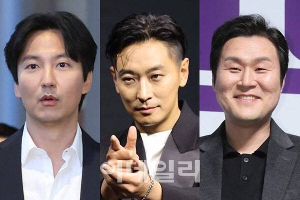 왼쪽부터 김남길, 주지훈, 윤경호(사진=이데일리 DB)