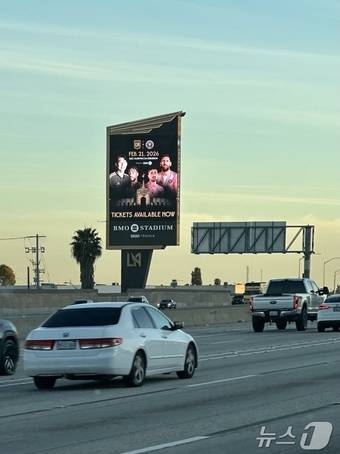 LAFC와 인터 마이애미 경기 포스터 ⓒ 뉴스1 윤슬빈 관광전문기자